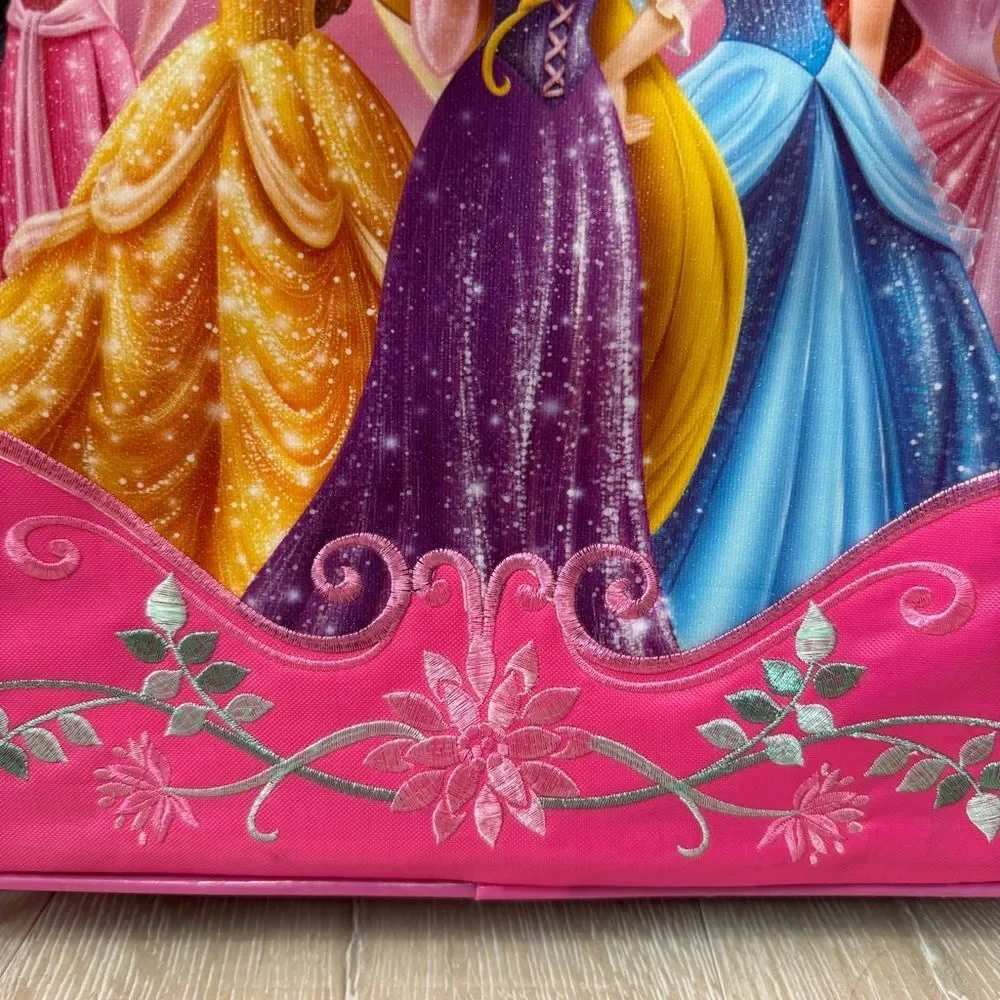 Disney Store Disney Princess Rolling Luggage/Carry-on Suitcase Extending Handle